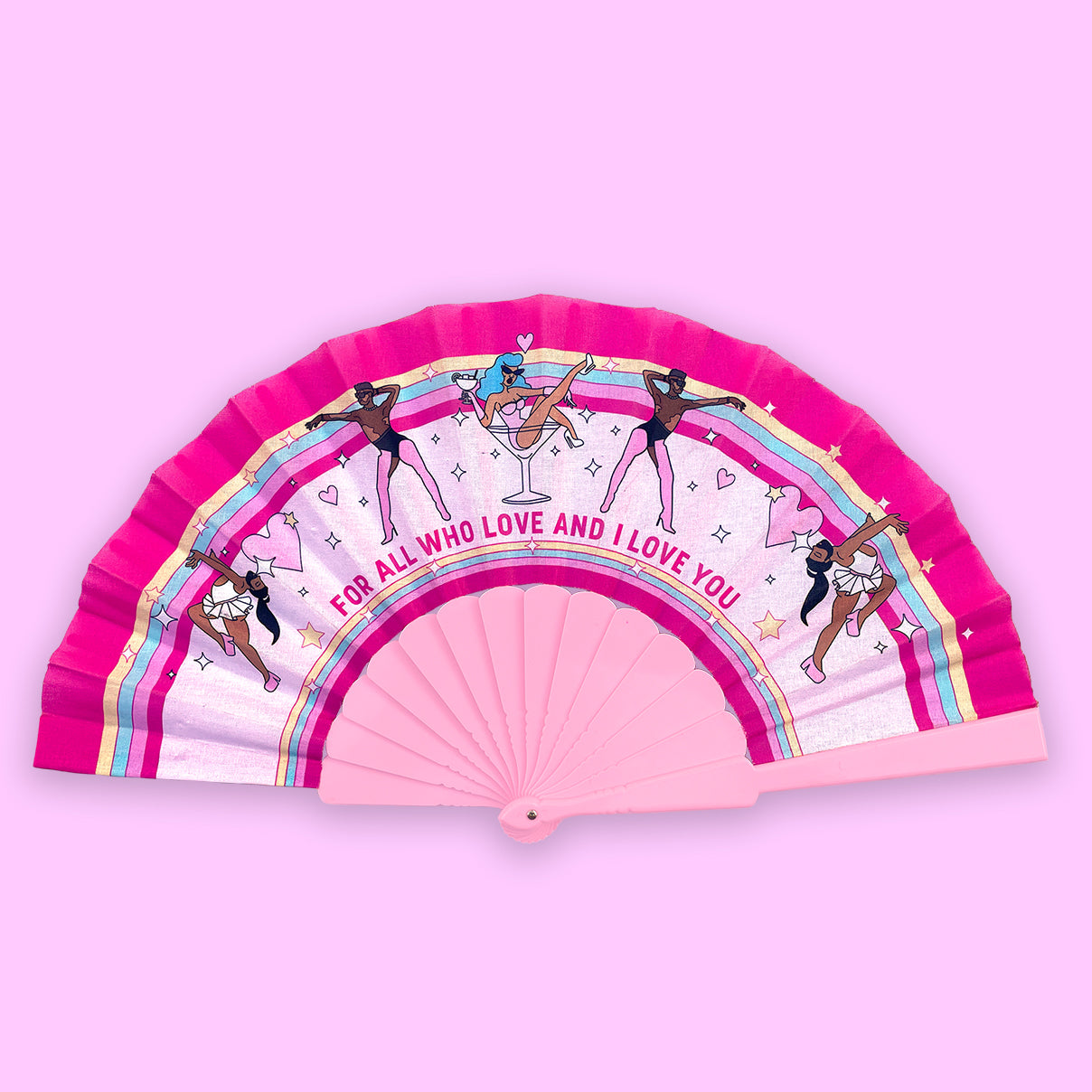 FOR ALL WHO LOVE HAND FAN | PINK