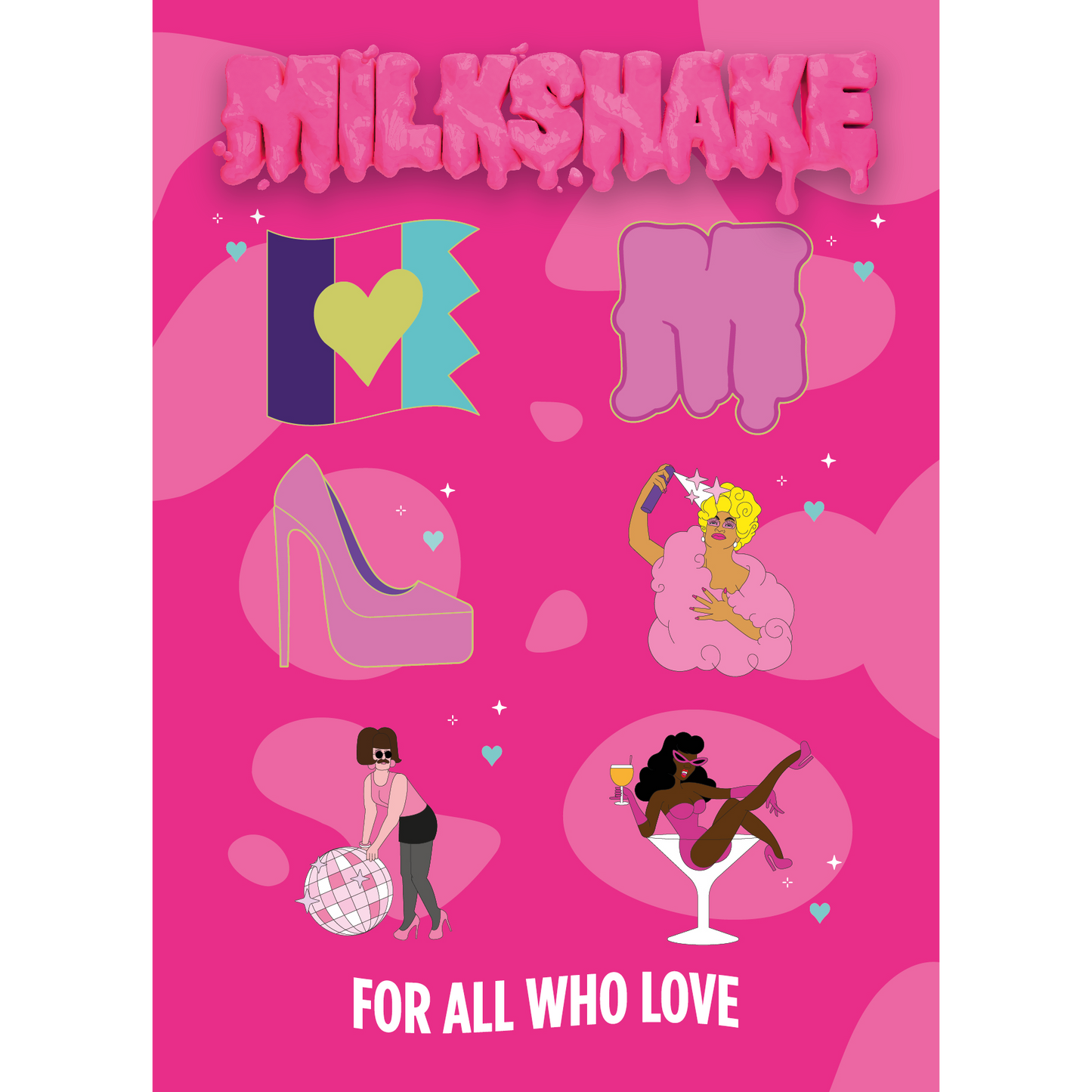 MILKSHAKE PINS PACKAGE