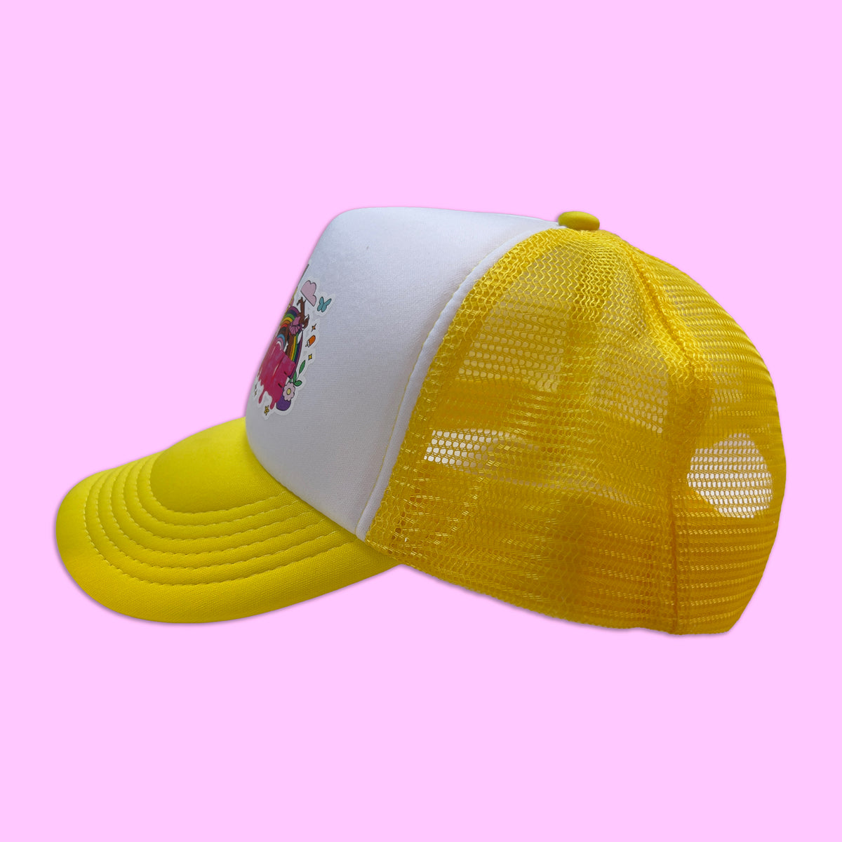 Milkshake Racing Cap MINI MILKSHAKE CAP | Yellow – Milkshake Boutique