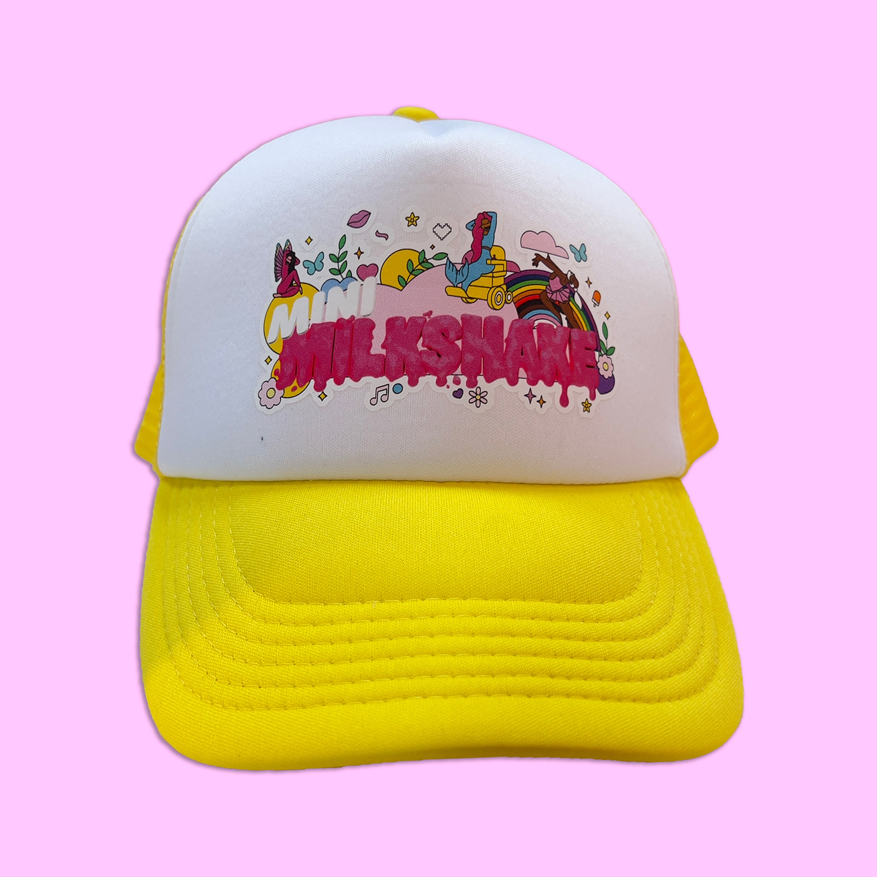 Milkshake Racing Cap MINI MILKSHAKE CAP | Yellow – Milkshake Boutique