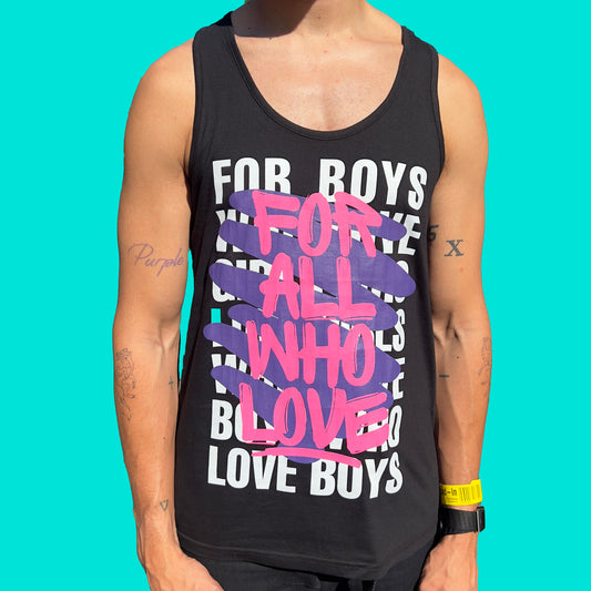 TANK TOP | BLACK/PURPLE/PINK