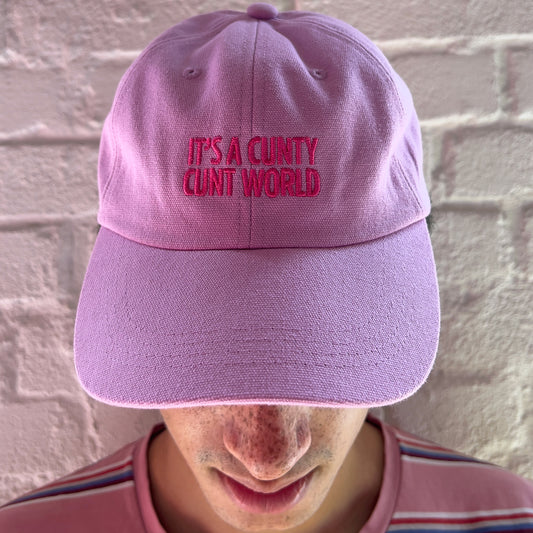 Its A Cunty Cunt World Cap | Purple